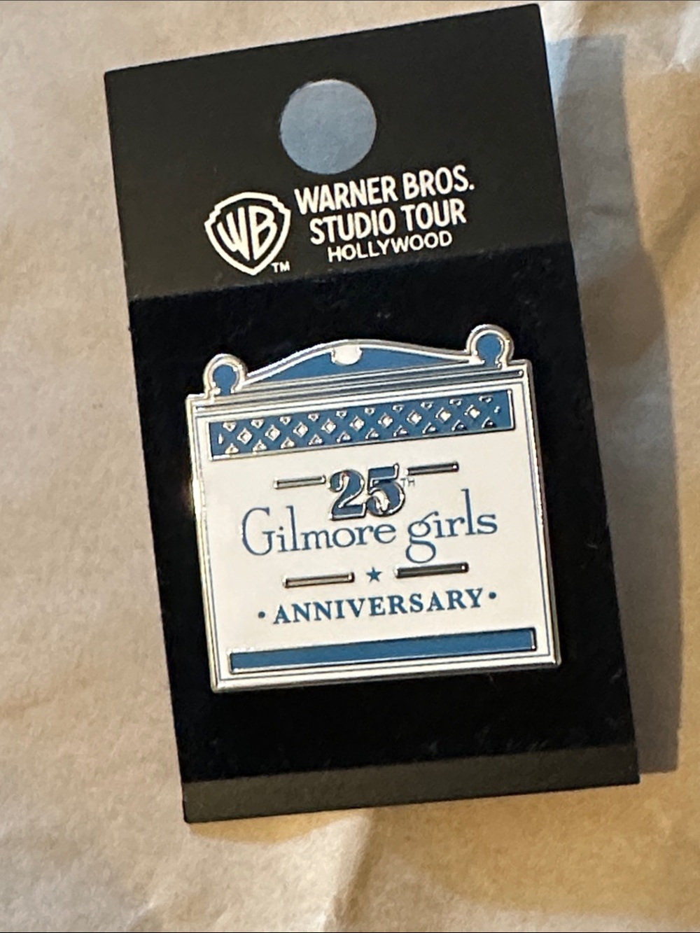 Warner Bros. Gilmore Girls 25th Anniversary Enamel Pin - Blue & White
